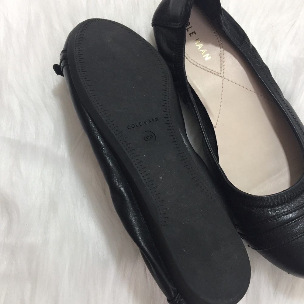 Cole Haan Palaria Ballet Flat Shoes Black Size 6B - Picture 5 of 8